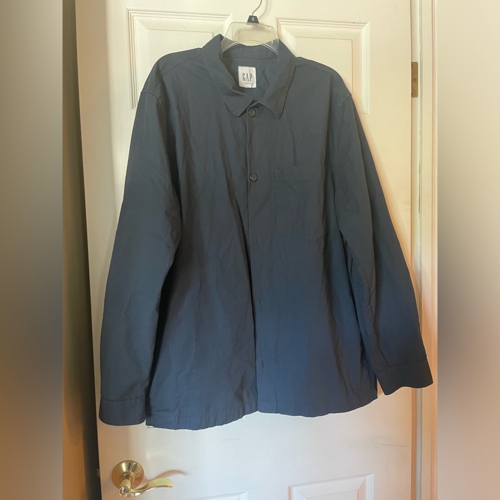 Gap men’s shacket navy size extra large